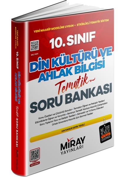 Miray 10. Sınıf Din Kültürü Konu Özetli Tematik Soru Bankası