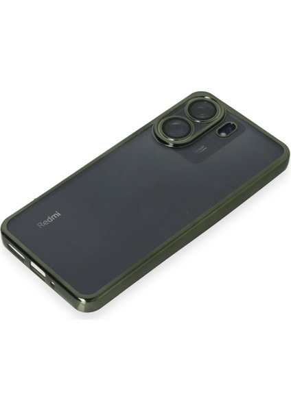 Xiaomi Redmi 13C Kılıf Razer Lensli Silikon - Yeşil Svlrs fırsatları