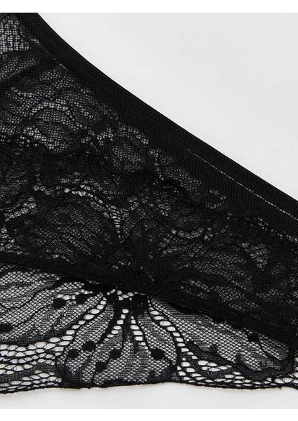 Yeni Sezon Dantelli Fantezi Bikini Kulot - S59892Z8 modelleri