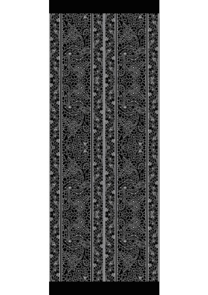 Lavin Desen Çift Taraflı Şal Siyah-Siyah indirimleri