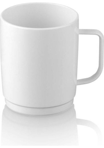 Dayanıklı Polikarbon Çay Kahve Kupası, 300 Ml, 6 Adet, Şık ve Pratik Kullanım