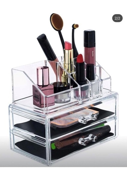 Turuncu Çok Fonksiyonlu 2 Çekmeceli Düzenleyici Organizer modelleri