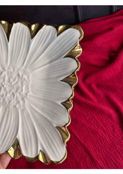 Flora Gold Kare Servis Sunum Tabak 24CM indirimleri