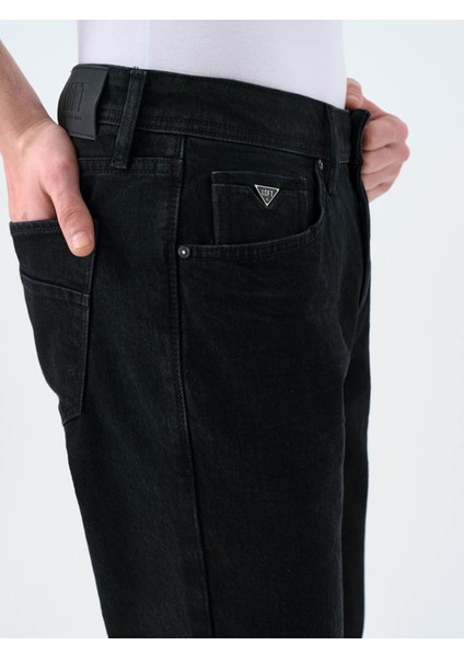 Tony Siyah Erkek Jean Pantolon LF2037029 fırsatları