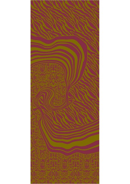 Riad Desen Çift Taraflı Şal Yağ Yeşili-Mürdüm indirimleri