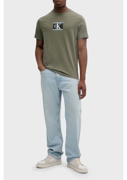 % 100 Pamuk Regular Fit Bisiklet Yaka Logolu T Shirt LV04RC854GLDY Erkek T Shirt LV04RC854G Ldy fiyatları