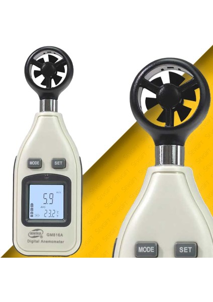 Benetech GM816A Hava Hızı Ölçer Anemometre