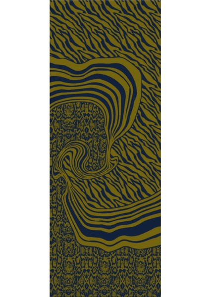 Riad Desen Çift Taraflı Şal Lacivert-Yağ Yeşili indirimleri