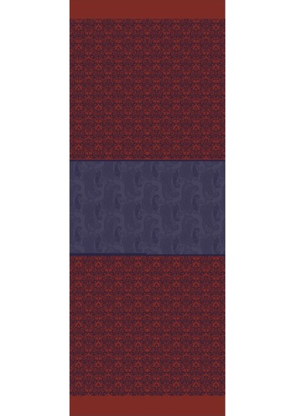 Nora Desen Çift Taraflı Şal Lacivert-Soğan Kabuğu