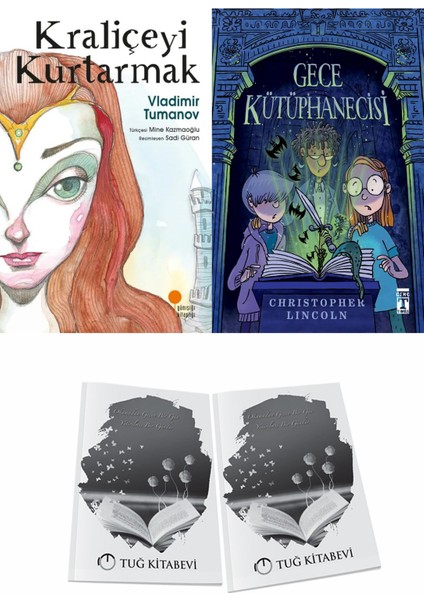 Kraliçeyi Kurtarmak ve Gece Kütüphanecisi + Hediyeli
