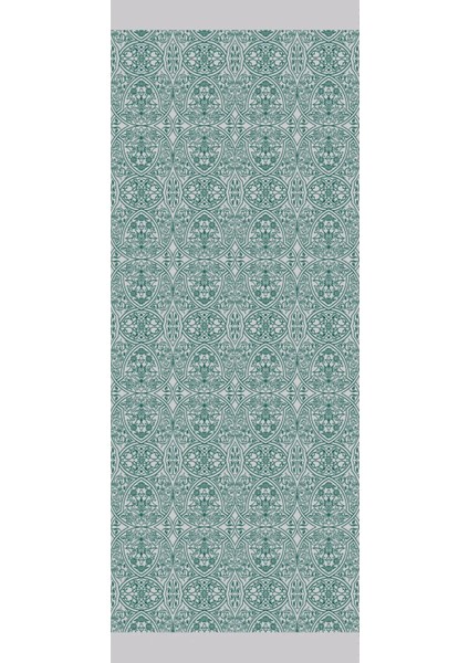 Morocco Desen Çift Taraflı Şal Zümrüt-Pembe