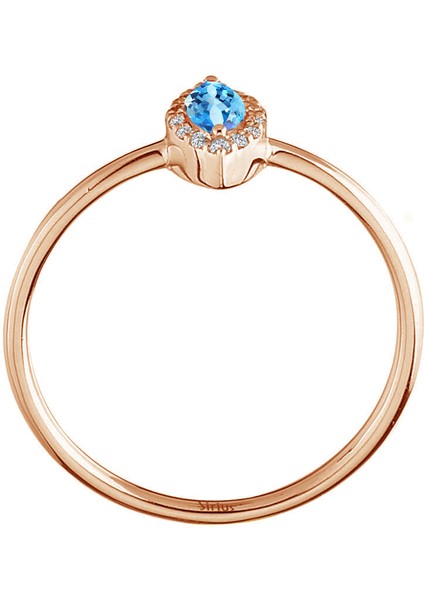 ve Markiz Kesim Mavi Topaz Taşlı Azur Yüzük 0417R0337 modelleri