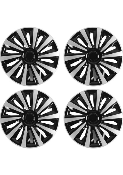 4 Adet 15IN Tekerlek Teker Göbeği Kapağı Tam Koruma Şık Görünüm Evrensel Fit Jant Kapağı Jant Kapağı Herhangi Bir 15IN Çelik Jantlar (Yurt Dışından)