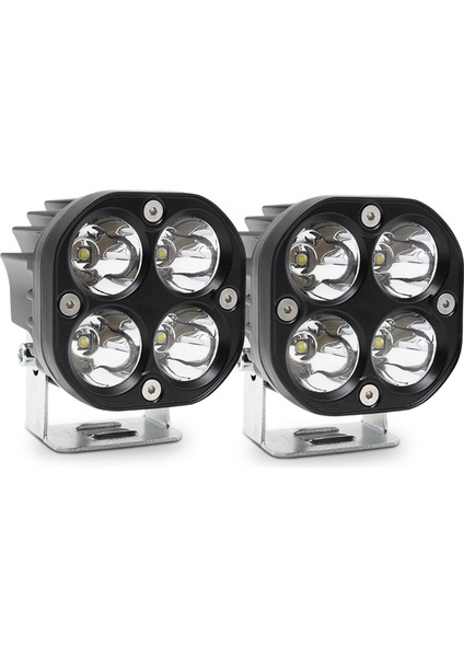 LED Sürüş Işıkları, 2 Adet 3 Inç 80W Süper Parlak Su Geçirmez Yardımcı Lambalar Spot Araba Motosiklet Kamyon Atv Utv Tekne (Beyaz) (Yurt Dışından)