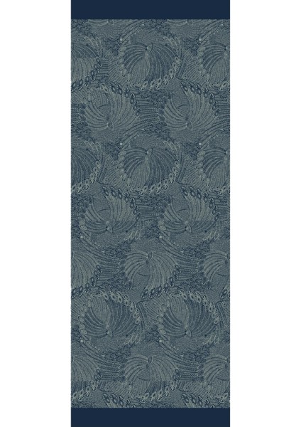 Mayra Desen Çift Taraflı Şal Lacivert-Su Yeşili indirimleri