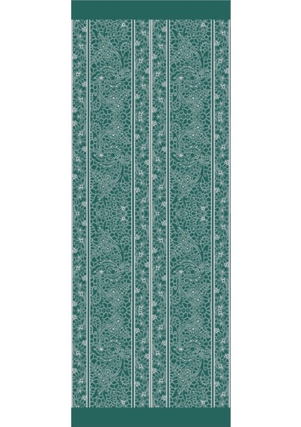 Lavin Desen Çift Taraflı Şal Zümrüt-Pembe indirimleri