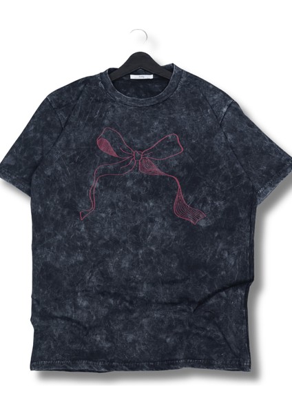 Unisex Çilek Kız Sırt Baskılı Yıkamalı T-Shirt, Oversize Yaz Meyve Temalı Vintage Tişört fiyatları