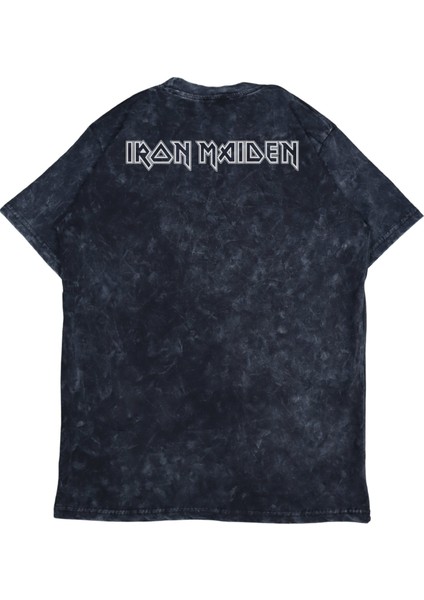 Oversize The Book Of Souls Ense Baskılı Yıkamalı T-Shirt, Unisex Iron Maiden Temalı Retro Tişört fiyatları