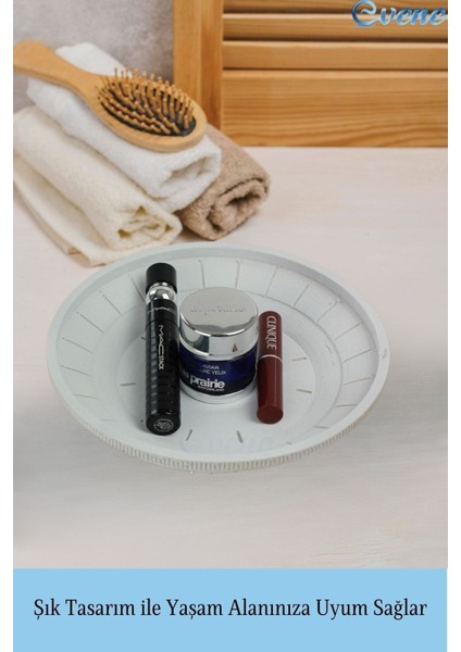 Beyaz Renkli Makyaj Düzenleyici, Kozmetik Organizatörü, Pratik ve Şık Tasarım fırsatları