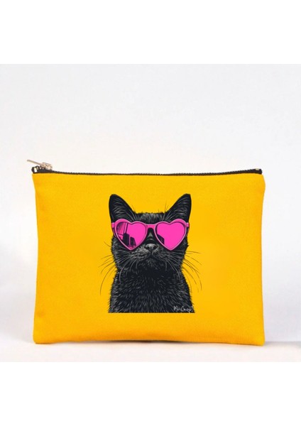 Şık Sarı Clutch Çanta, Zarif ve Hafif Tasarım