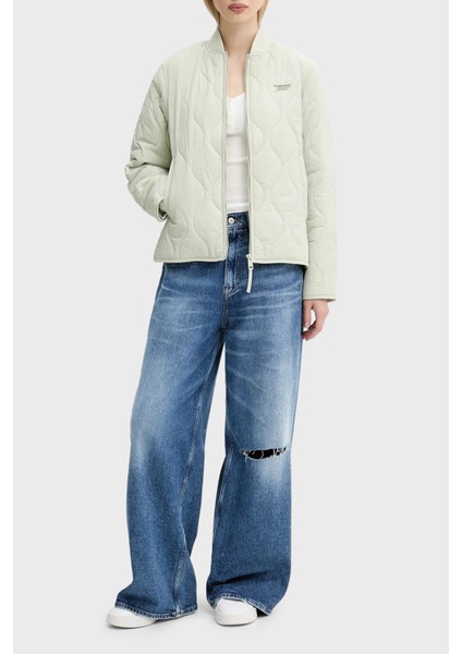 Kapitoneli Relaxed Fit Kolej Yaka Mevsimlik Mont Bayan Mont DW0DW20962 M1C fiyatları