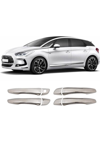 Citroen Ds 5 Uyumlu 2012-2018 Krom Kapı Kolu 4 Kapı Paslanmaz Çelik fiyatları