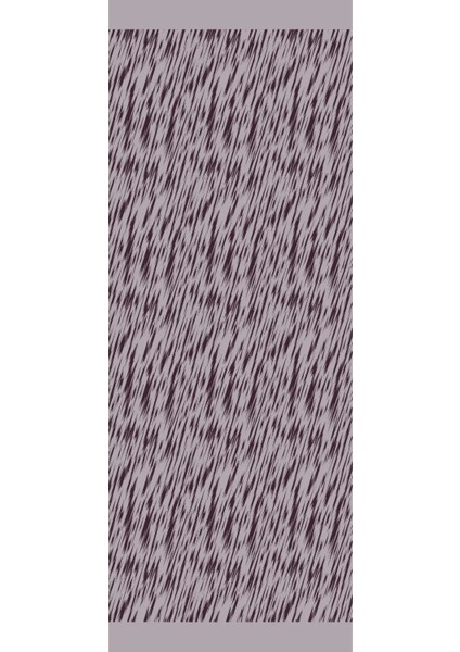 Selis Desen Çift Taraflı Şal Mor-Gri