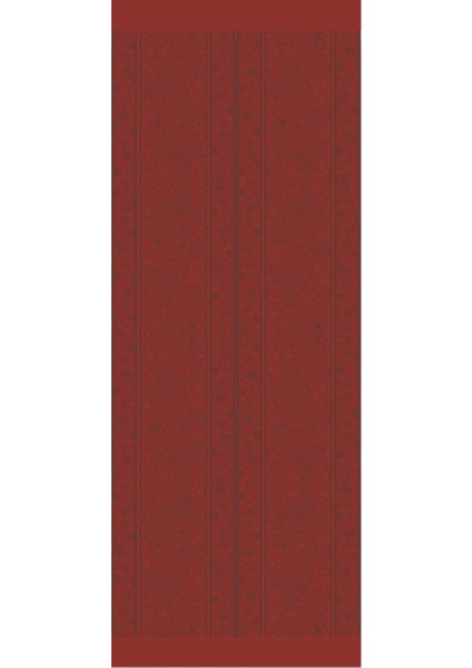 Lavin Desen Çift Taraflı Şal Acı Kahve-Kahve