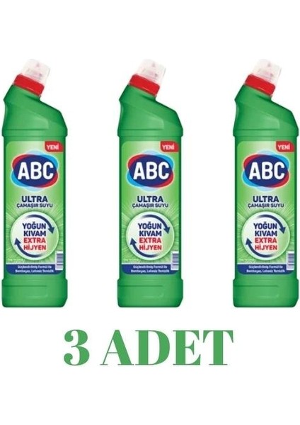 Dağ Rüzgarı Ultra Çamaşır Suyu 750 ml x 3 Adet