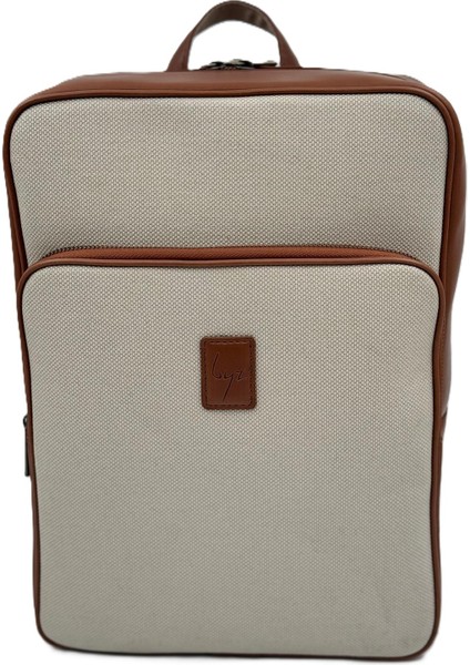 -247 Sırt Çantası Bej Branda/taba 35X25X9 cm MACBOOK Aır Pro 13&13.3" Laptop
