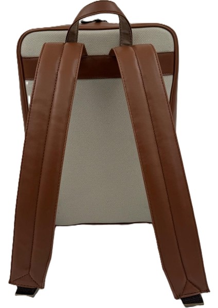 -247 Sırt Çantası Bej Branda/taba 35X25X9 cm MACBOOK Aır Pro 13&13.3" Laptop modelleri