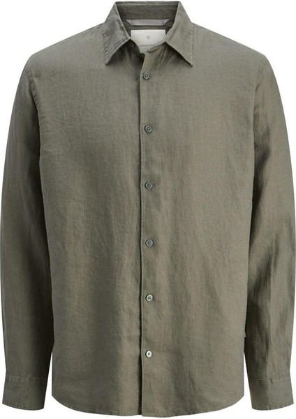 Jack Jones Blalawrence Relax Fit Keten Erkek Gömlek 12273907