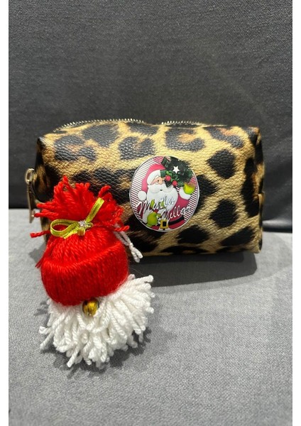 Şık Leopar Makyaj Çantası, Yeni Yıl Hediye Seçeneği fiyatları