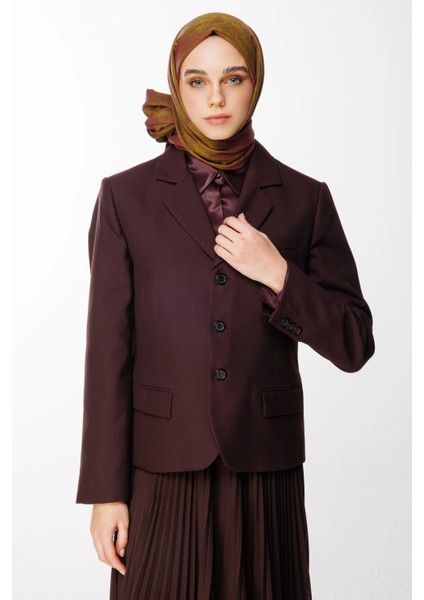 Sahra Desen Çift Taraflı Şal Yağ Yeşili-Mürdüm modelleri