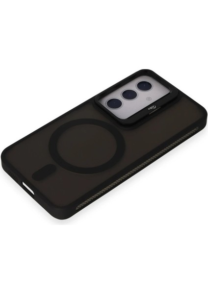 Samsung Galaxy S24 Flet Lens Magsafe Kapak - Siyah Nrmsa fırsatları