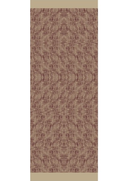 Sahra Desen Çift Taraflı Şal Mürdüm-Somon