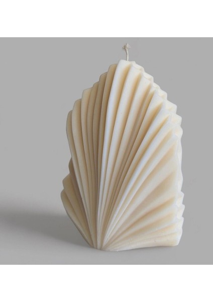 Dekoratif Palm Yapraklı El Yapımı Kokulu Mum