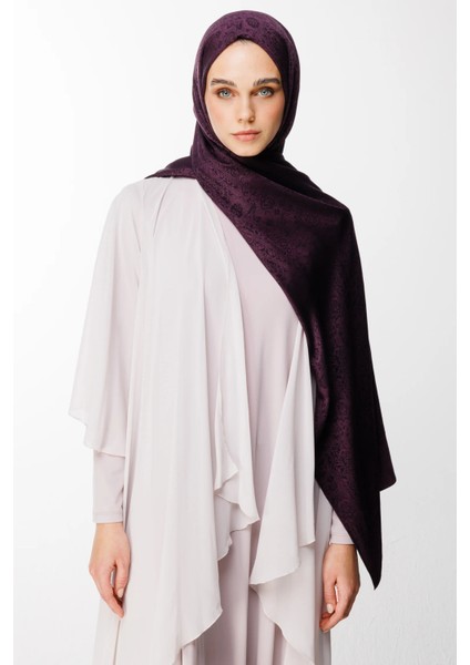 Henna Desen Çift Taraflı Şal Mor-Siyah fiyatları