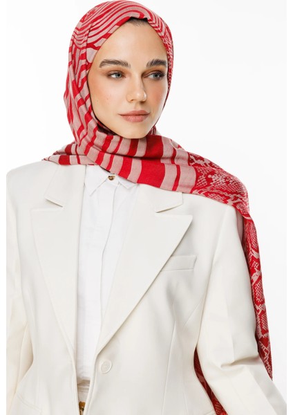 Riad Desen Çift Taraflı Şal Bordo-Mint Yeşili fiyatları