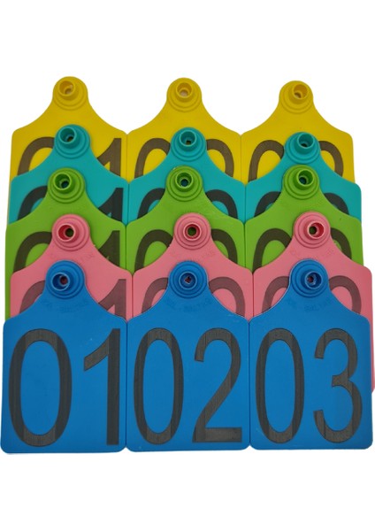 Büyükboy 450 Adet Mavi Xl Büyükboy Hayvan Küpesi+Pens Ucu Hediye fırsatları