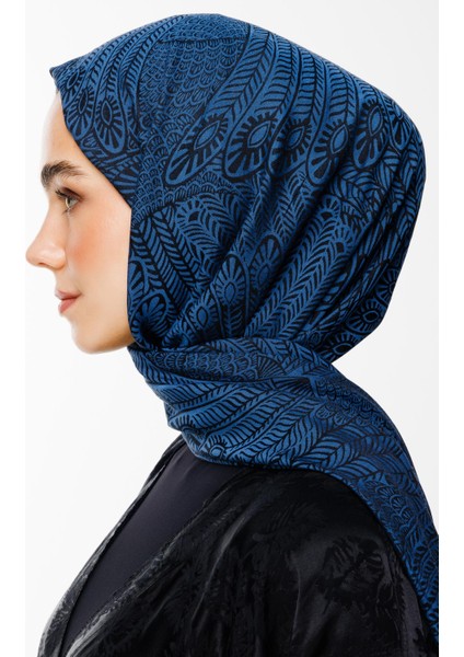 Mayra Desen Çift Taraflı Şal Siyah-Indigo fiyatları