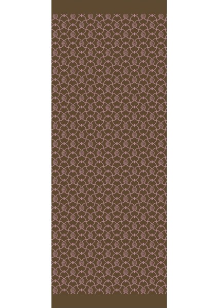 Marrakech Desen Çift Taraflı Şal Koyu Haki-Koyu Gül Kurusu indirimleri