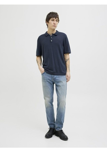 Jack Jones Emıl Knıt Relaxed Relax Fit Tiriko Erkek Polo Yaka Tişört 12268216 fırsatları
