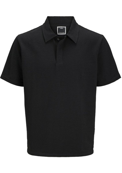 Jack Jones Sago Textured Erkek Polo Yaka Tişört 12276735