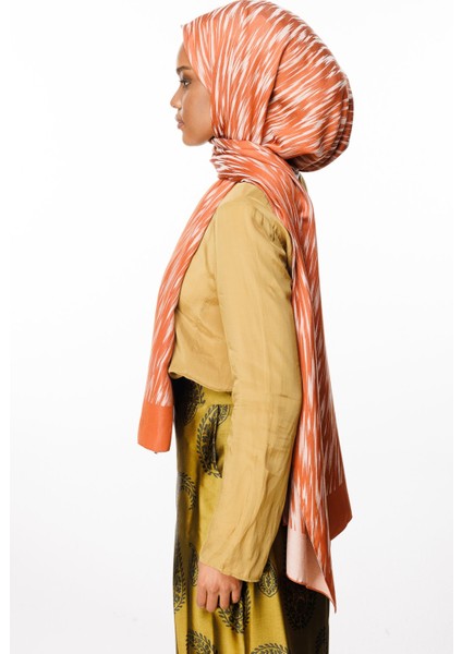 Selis Desen Çift Taraflı Şal Tarçın-Bej fiyatları