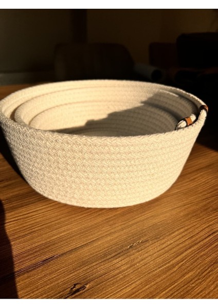 El Yapımı 3'lü Doğal Hasır Sepet, Çok Amaçlı ve Şık Depolama Çözümü fiyatları