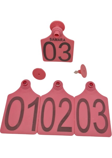 Büyükboy 500 Adet Pembe Xl Büyükboy Hayvan Küpesi+Pens Ucu Hediye fırsatları