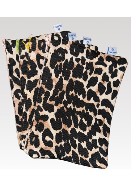 Leopar Desenli Denim Pasaport Cüzdanı fiyatları