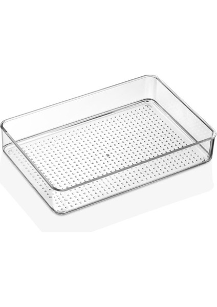 Şeffaf Çekmece Içi 7'li Organizer Seti, Takı ve Makyaj Düzeni Için Üst Üste Dizilebilir modelleri