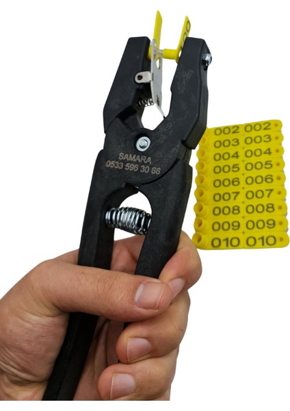 400 Adet Sarı Renk Kuzu Küpesi(Parmak Küpe)+Pens Ucu Hediye fiyatları